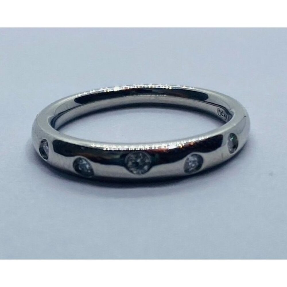 Platinum Diamond Band 3mm Wide